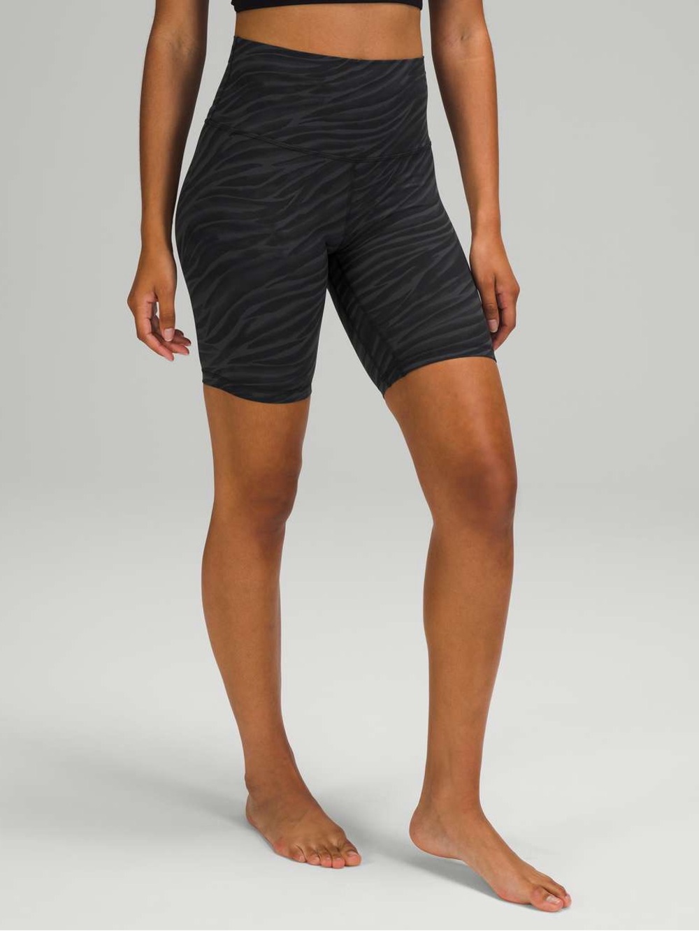 Lululemon Align Short 8" Le Tigre Camo Deep Coal Multi